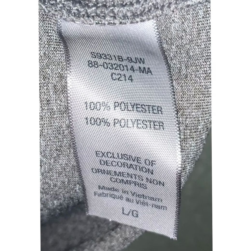 Champion Champion USA T Shirt L Mens Grey Print Crew Neck Tee Short Sleeve Shirt, 100% Polyester, Breathable, Solid, Regular Fit, Vintage: No Size US L / EU 52-54 / 3 - 5 Thumbnail