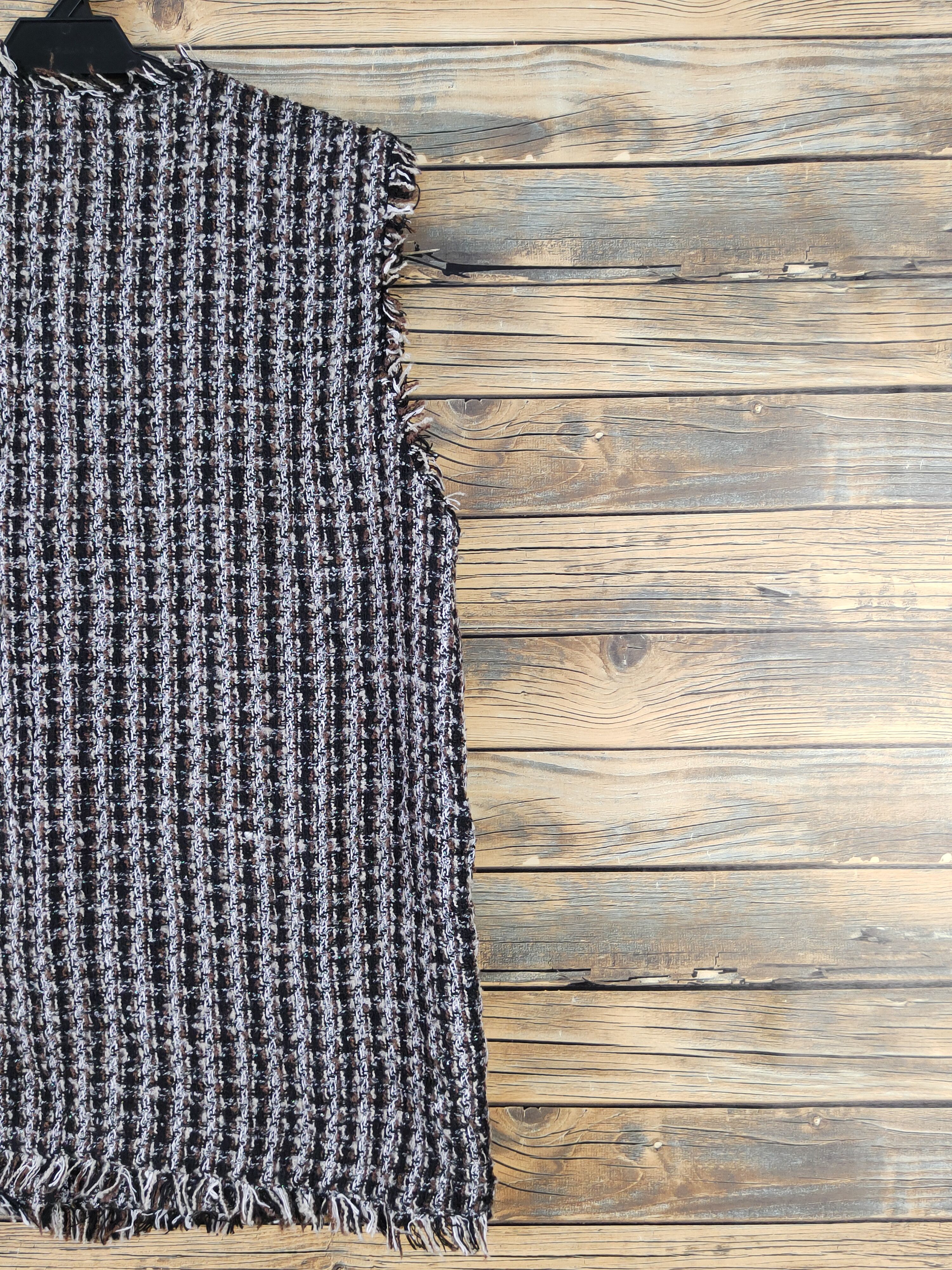 Homespun Knitwear × Japanese Brand Retro Fredy Couleur Black Brown Knitwear Vests Size M / US 6-8 / IT 42-44 - 9 Thumbnail