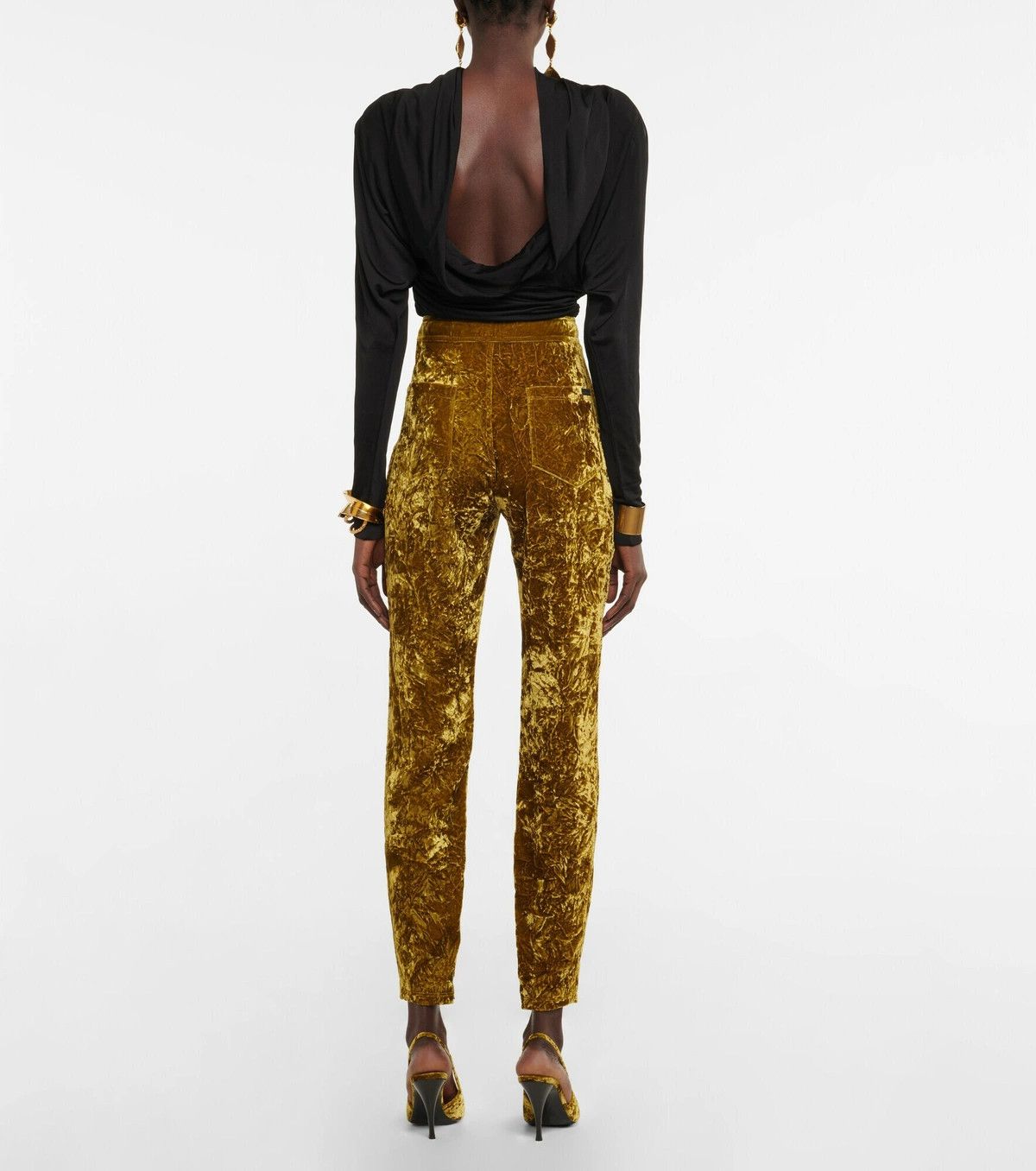 Saint Laurent Paris o1y0126 Sweatpant in Marigold Size 30" / US 8 / IT 44 - 5 Thumbnail