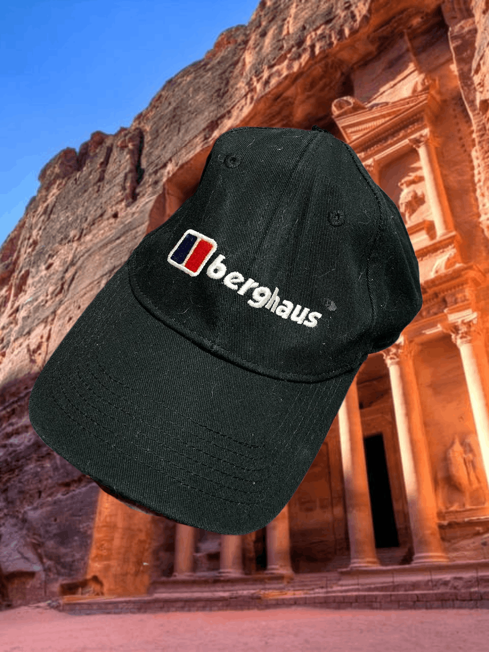 Berghaus Hats Berghaus Vintage big logo streetwear Cap black Y2K Size ONE SIZE - 1 Thumbnail