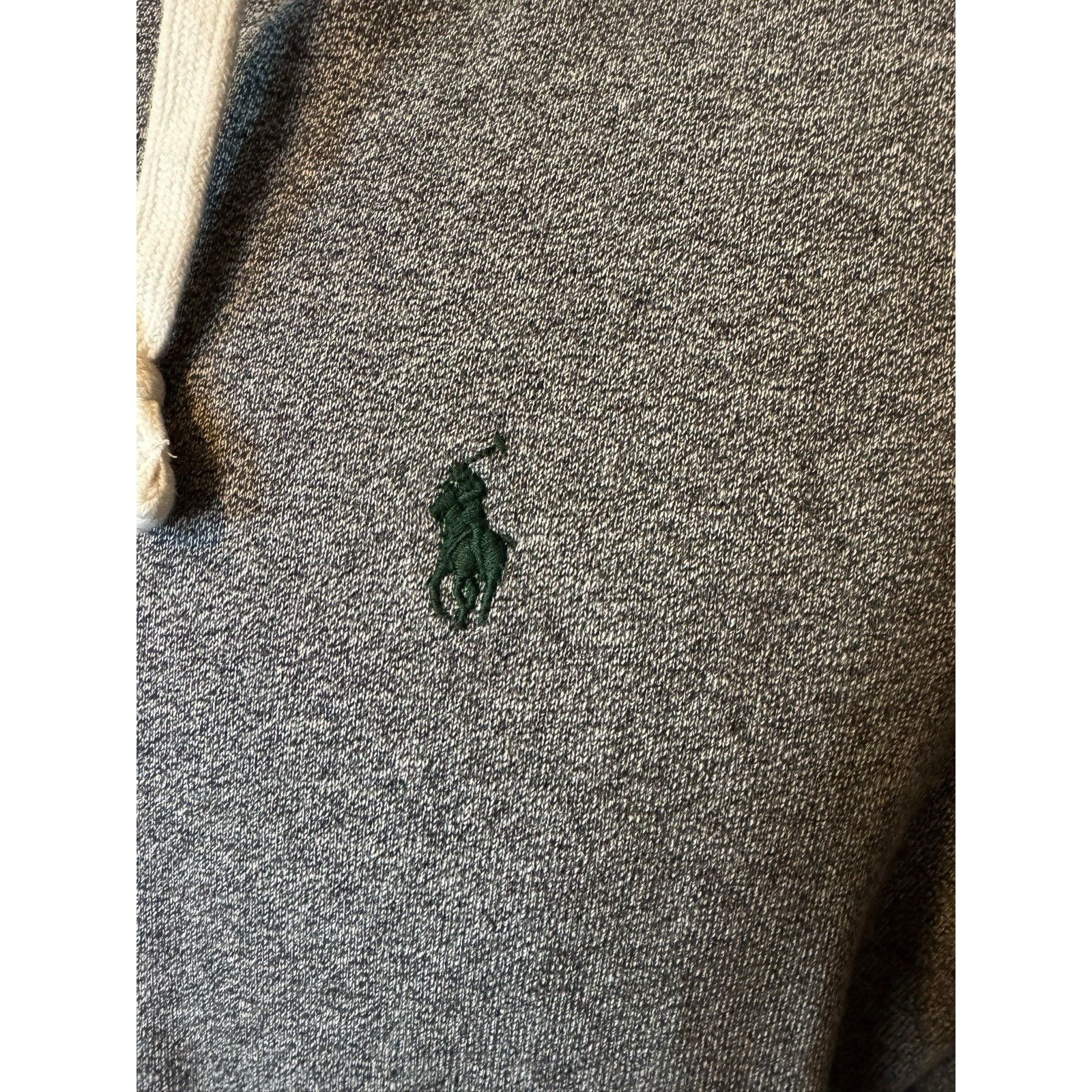 Polo Ralph Lauren Polo Ralph Lauren Gray Full Zip Hoodie w/ Pockets Size US XL / EU 56 / 4 - 4 Thumbnail