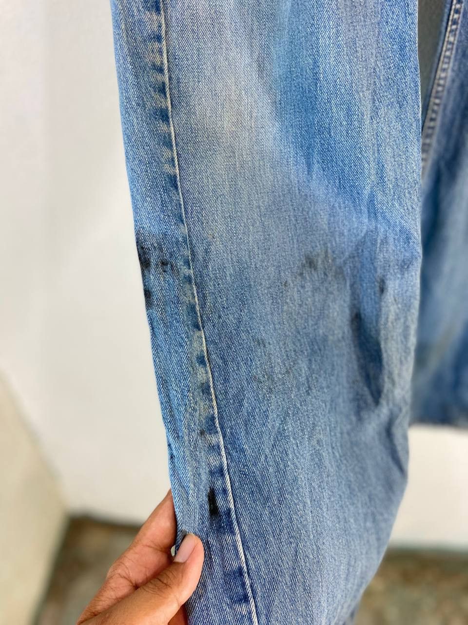 Levi's levis 559 distressed denim nice design Size US 35 - 11 Thumbnail
