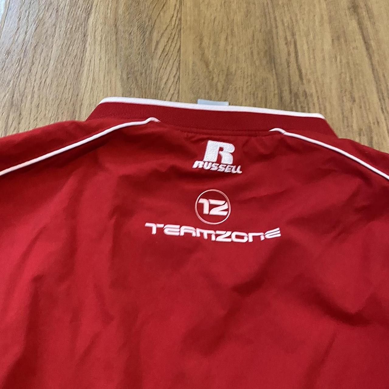 Russell Athletic Red and grey Austria football windbreaker football Size US L / EU 52-54 / 3 - 5 Thumbnail