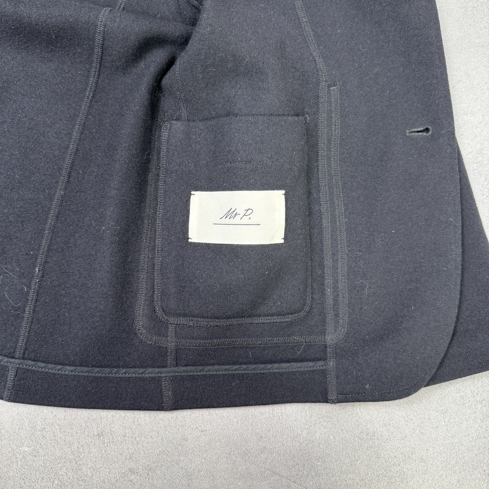 Mr P. Mr P. - Virgin Wool-Blend Jersey Blazer - Blue Size Size 38 Size US M / EU 48-50 / 2 - 13 Thumbnail