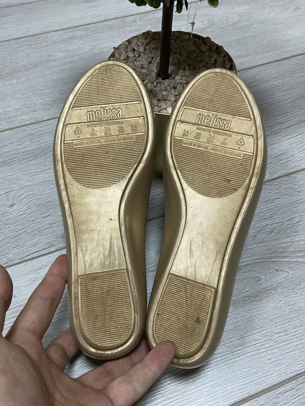 Melissa × Vivienne Westwood Vivienne Westwood x Melissa ballet flats big gold Orb Size US 7 / IT 37 - 9 Thumbnail