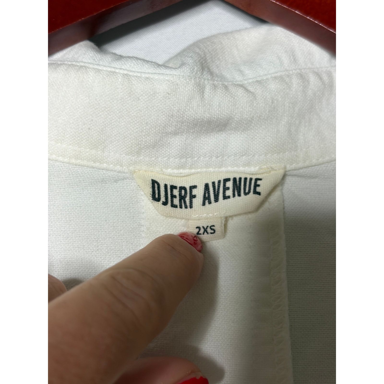 Other Djerf Avenue breezy white cotton relaxed boxed shirt sz XXS Size XXS / US 00 / IT 34 - 3 Thumbnail