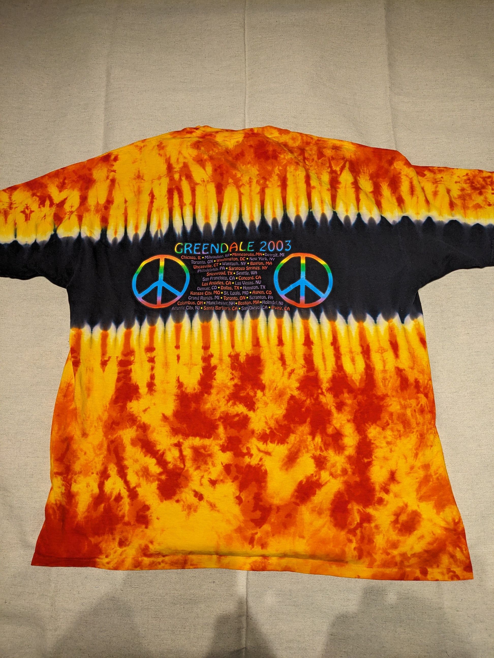 Vintage Vintage Neil Young x Crazy Horse Greendale tour tee men XXL Size US XXL / EU 58 / 5 - 5 Thumbnail