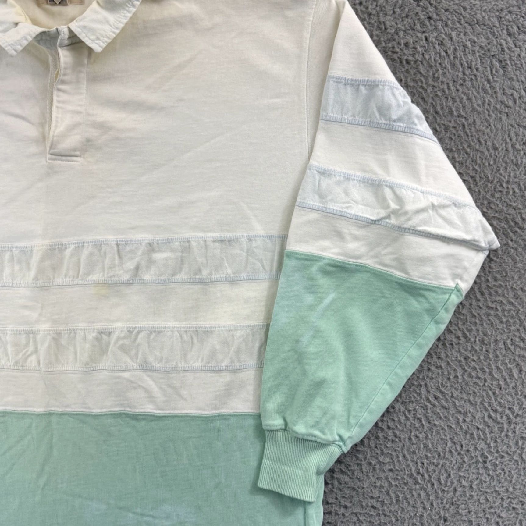 Vintage VINTAGE St John's Bay Shirt Mens XL Striped Long Sleeve Rugby 90s Polo Striped Size US XL / EU 56 / 4 - 5 Thumbnail