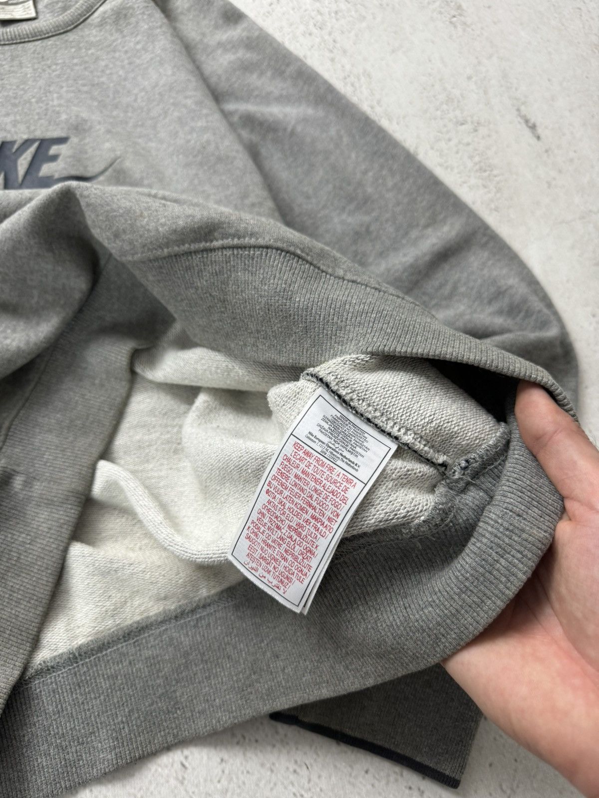 Nike × Vintage Nike Big Logo Vintage Sweatshirt Size US M / EU 48-50 / 2 - 7 Thumbnail
