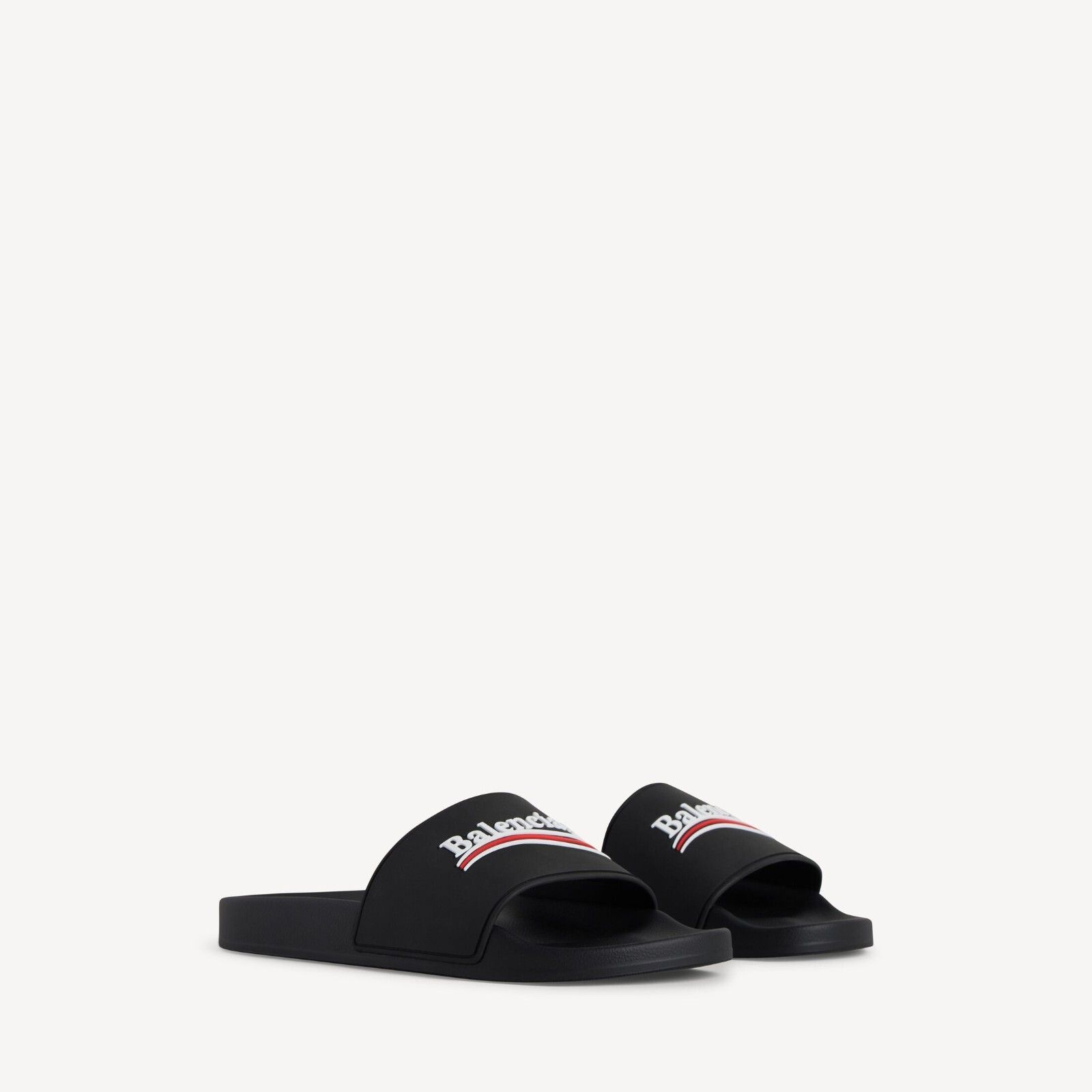 Balenciaga Pool Slide Sandal in Black, Women's (Size 8)