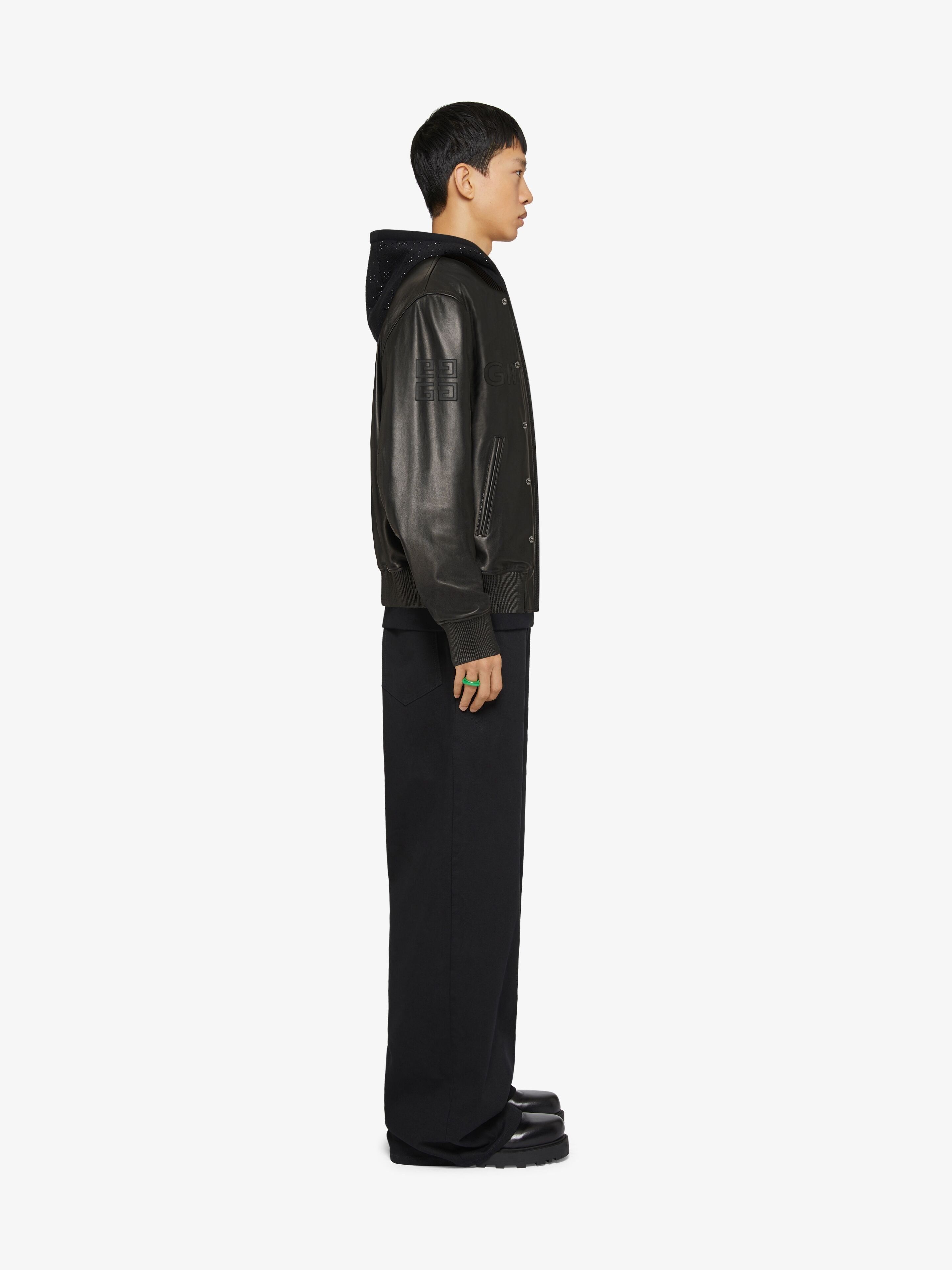 Givenchy o1w1db10325 Leather Varsity in Black Size US M / EU 48-50 / 2 - 3 Thumbnail
