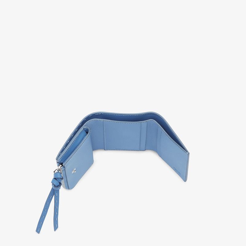 Fendi o1s1wg111125 Size: OS/ Peekaboo Micro Trifold in Blue Size ONE SIZE - 3 Thumbnail