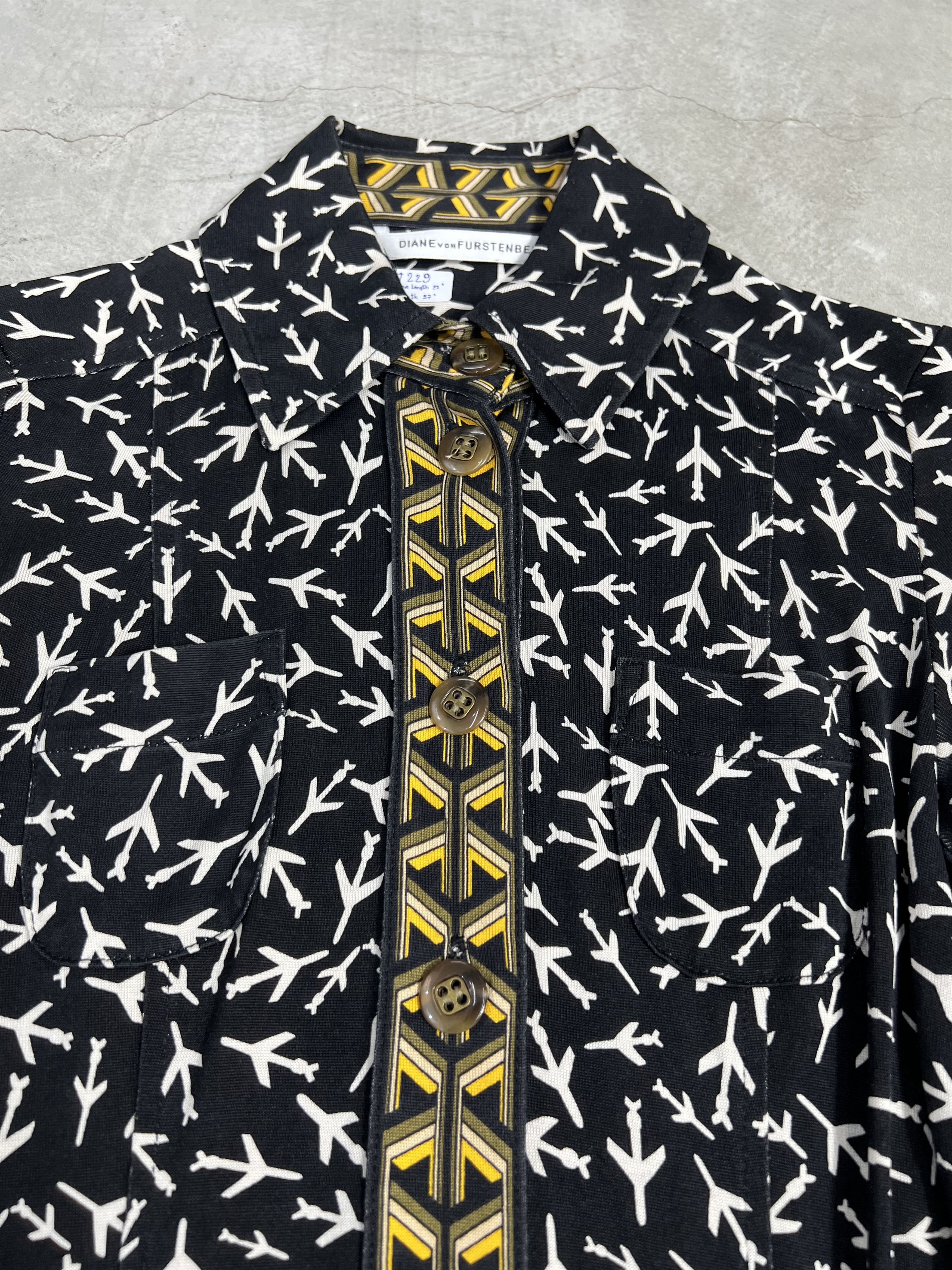 Diane von Furstenberg Diane von Furstenberg Printed Dress With Belt (0) GTMPT229 Size XS / US 0-2 / IT 36-38 - 2 Thumbnail