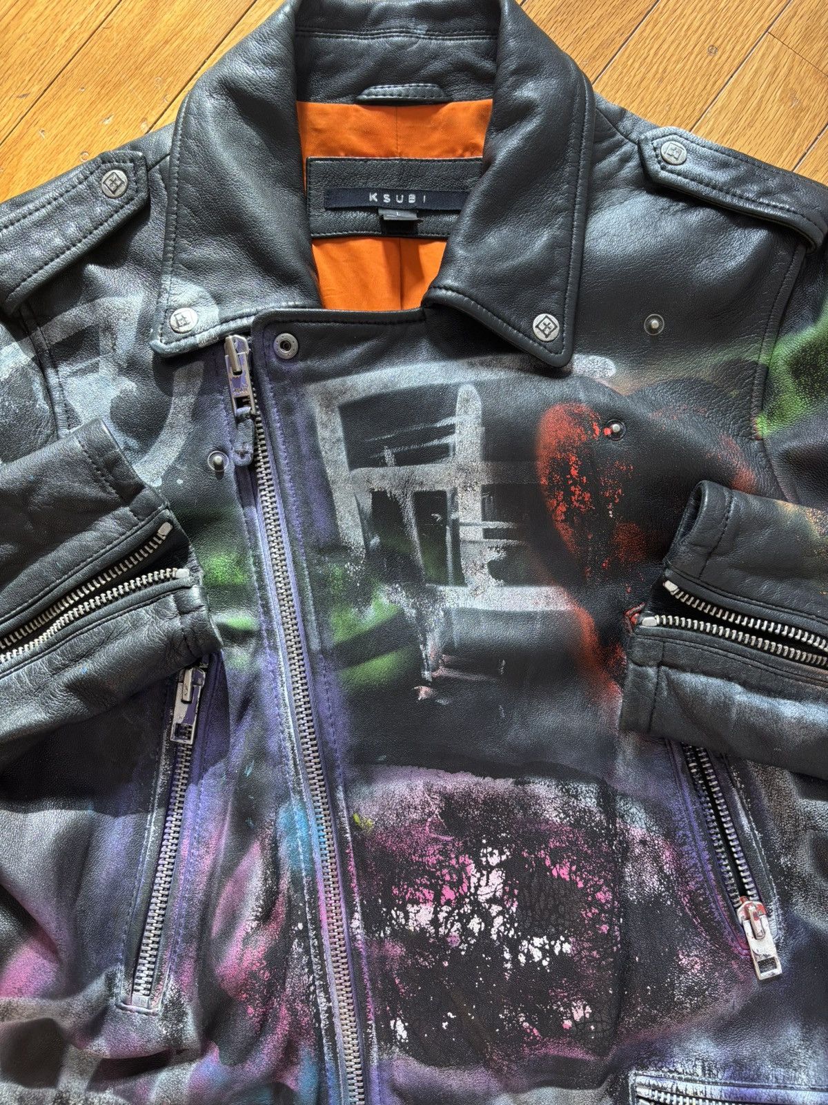 Ksubi Ksubi Leather Jacket Size US L / EU 52-54 / 3 - 2 Thumbnail