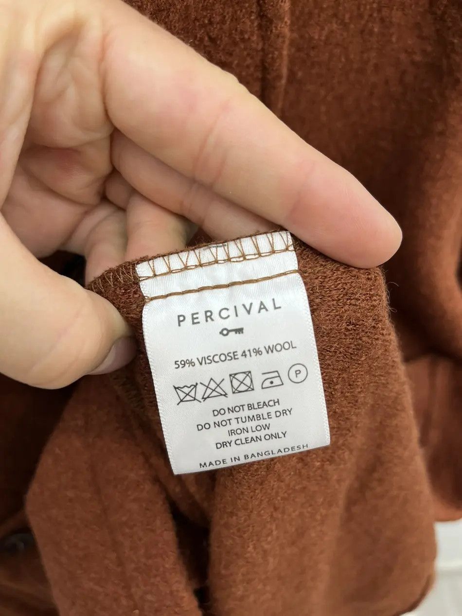 Percival Percival Viscose Wool Light Jacket Size US XL / EU 56 / 4 - 5 Thumbnail