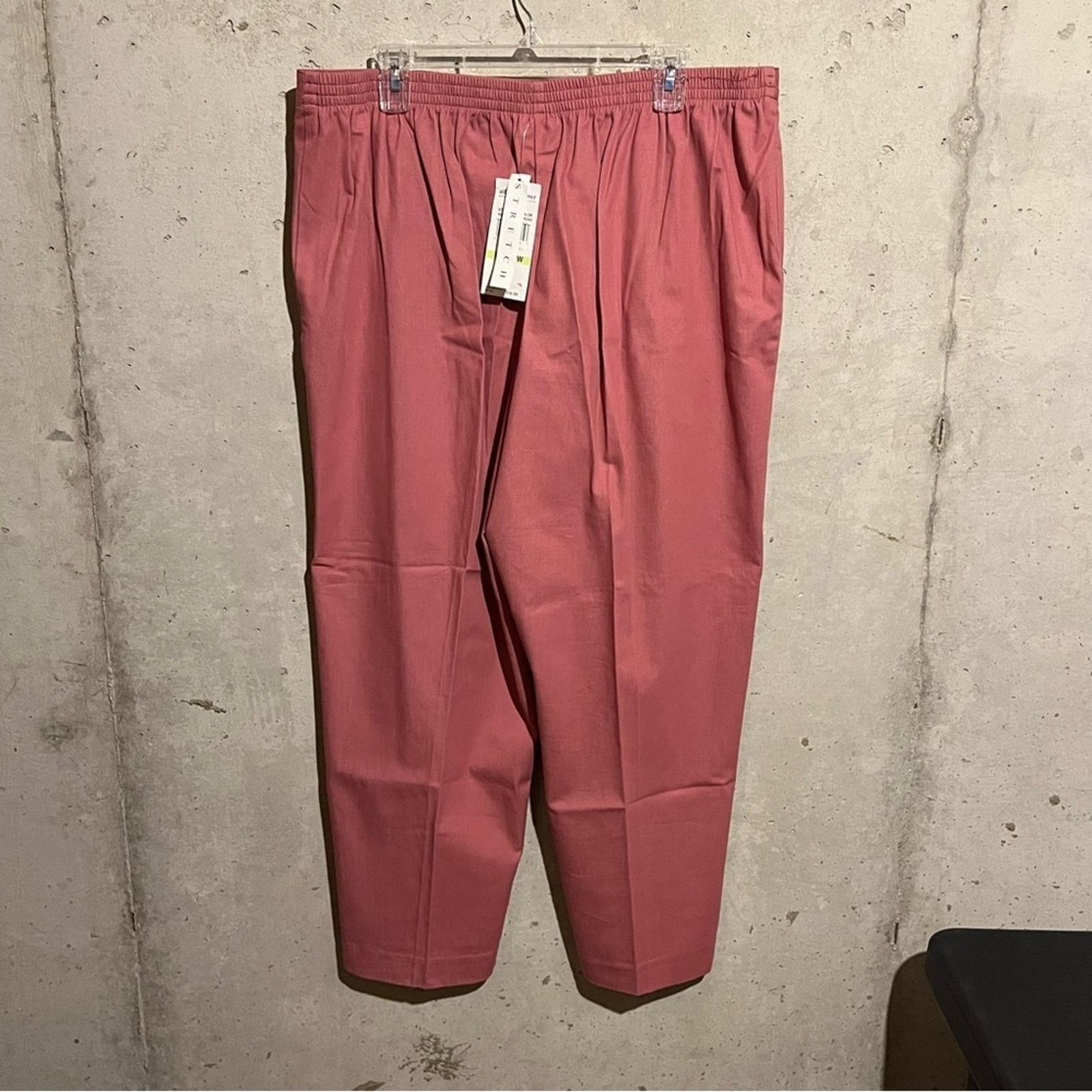 Other Alfred Dunner NWT Pants 18W Short Stretch Waist Pull On Size 40" / US 18 - 4 Thumbnail