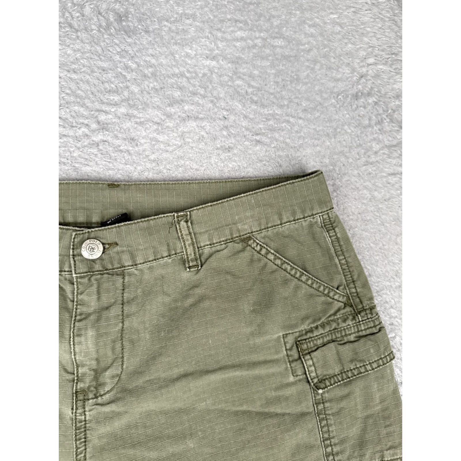 Ralph Lauren Ralph Lauren Polo Jeans Shorts Womens 10 Green Cargo Ripstop Casual Size 32" / US 10 / IT 46 - 5 Thumbnail