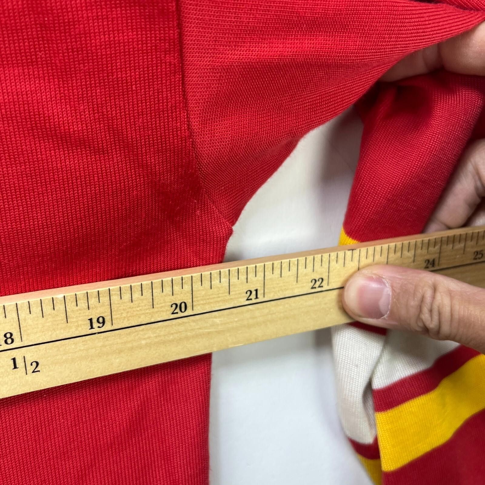 Ccm Vintage 80s Calgary Flames Hockey Jersey Medium Carey Wilson Size ONE SIZE - 8 Thumbnail