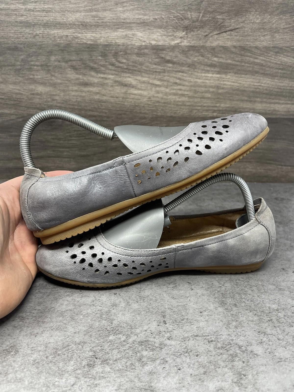 JOSEF SEIBAL Josef Seibel Pippa Ballet Flats Womens Size 7 (38) Grey Size US 7 / IT 37 - 7 Thumbnail