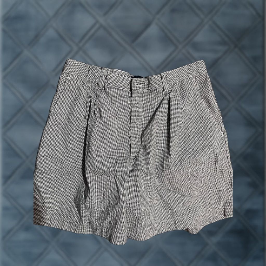 Lee VINTAGE Lee High-Waist Short Shorts Women 16P Plaid Cotton 90s Gingham Casual Size 30" / US 8 / IT 44 - 1 Thumbnail