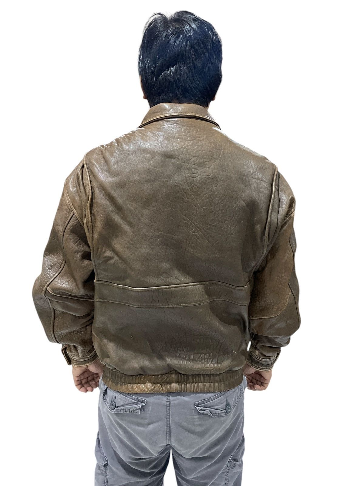 Genuine Leather × Japanese Brand 90's Genuine Leather Gleeman Jacket Size US L / EU 52-54 / 3 - 12 Thumbnail