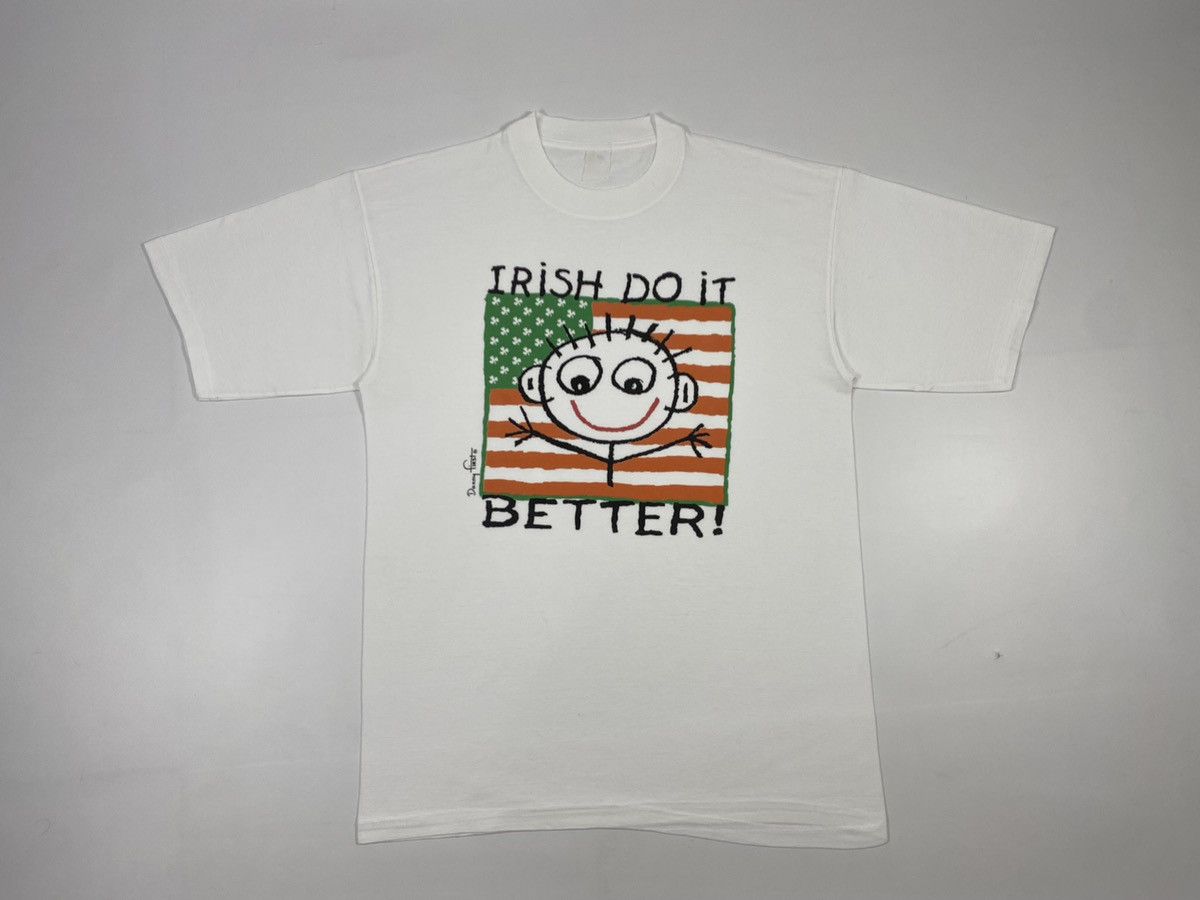 Vintage 🔥LASTDROP🔥 90s Danny First Painter Irish Do It Better RARE Size US M / EU 48-50 / 2 - 10 Thumbnail