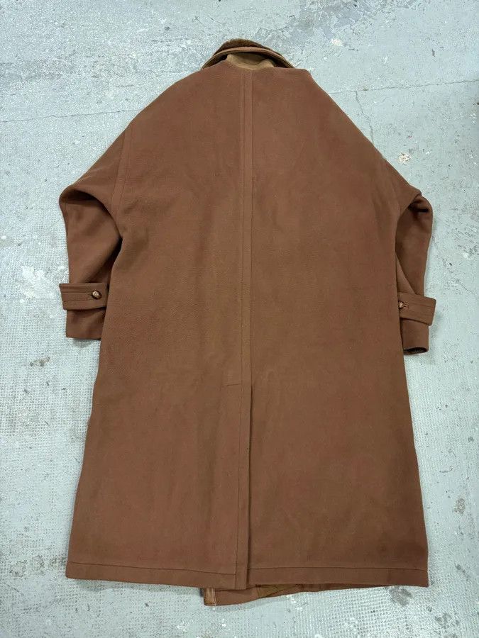 Vintage FW1988 Gianni Versace Camel Wool Trench Coat Size US XL / EU 56 / 4 - 4 Thumbnail