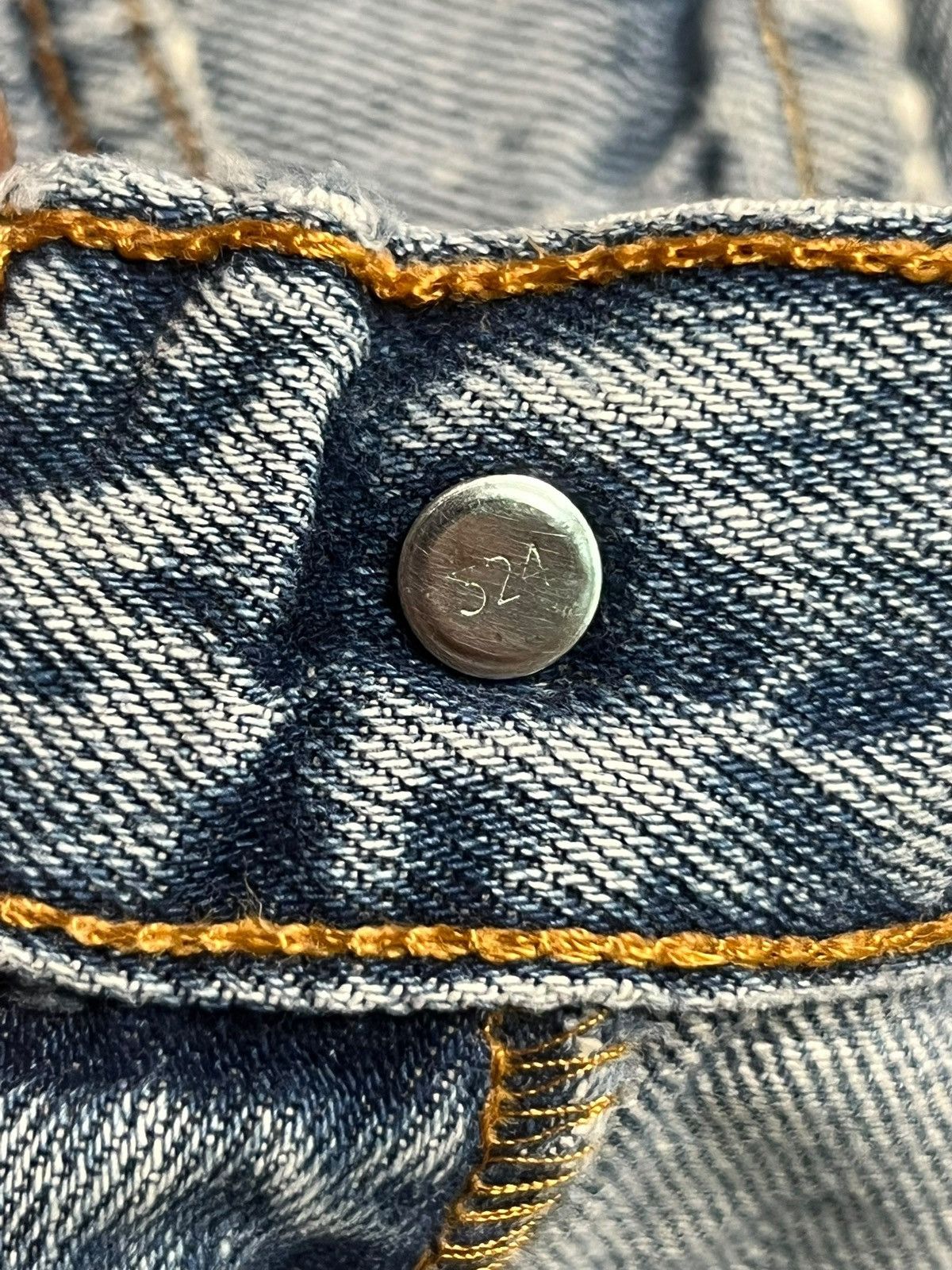 Levi's Vintage Levi’s 501 Button Fly - Faded,Ripped Destroyed Jeans Size US 31 - 12 Thumbnail