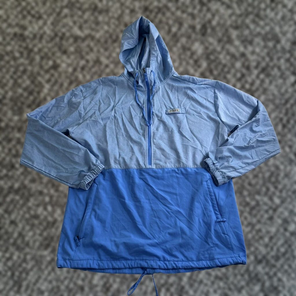 Vintage Columbia Windbreaker Jacket Womens L Blue Hooded Water Repellent Hiking Casual Sports Outdoor Jacket Size L / US 10 / IT 46 - 1 Thumbnail