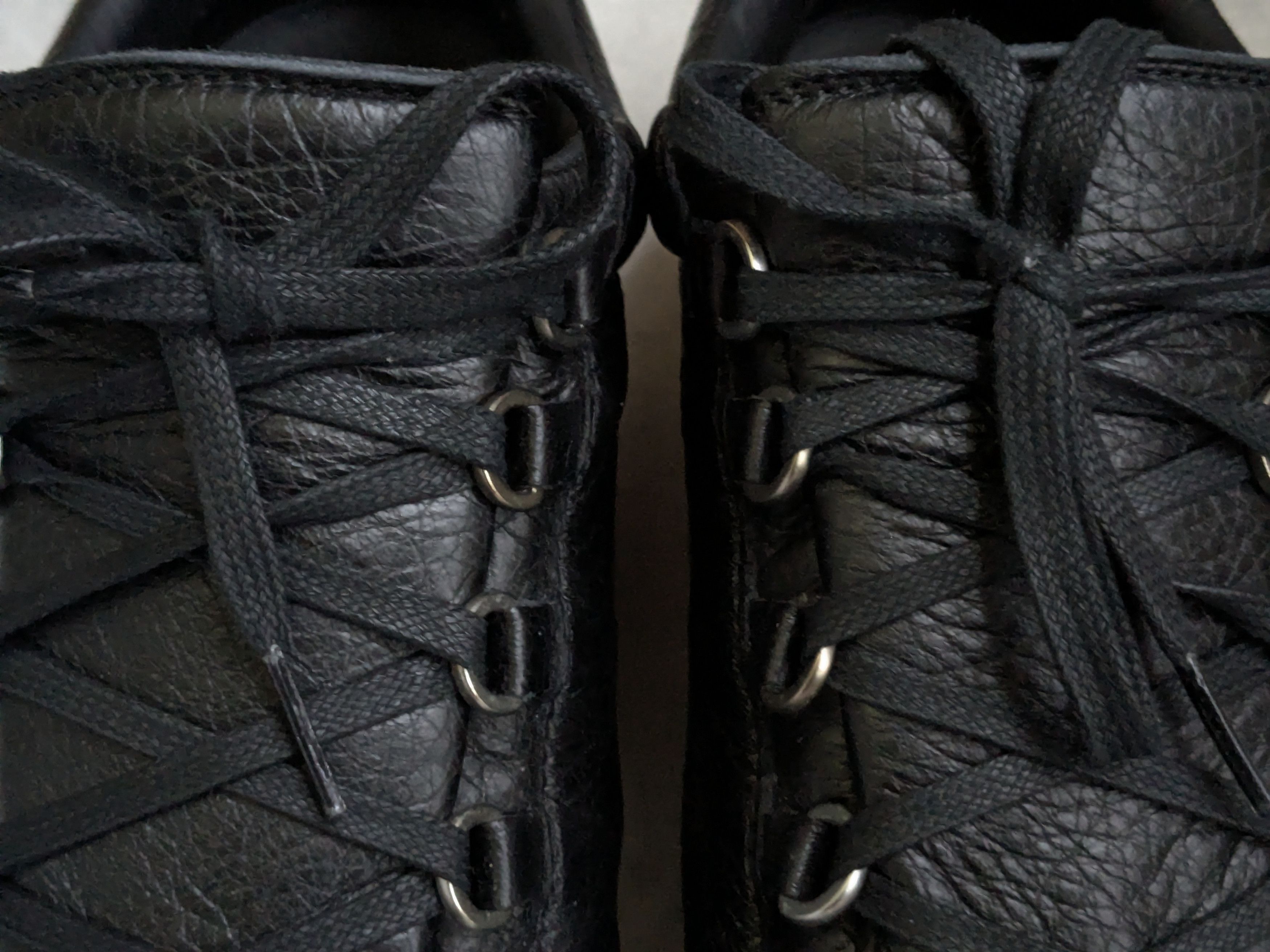 Balenciaga Balenciaga Arena Sneakers Black 10 Low Tops Leather Size US 10 / EU 43 - 2 Thumbnail