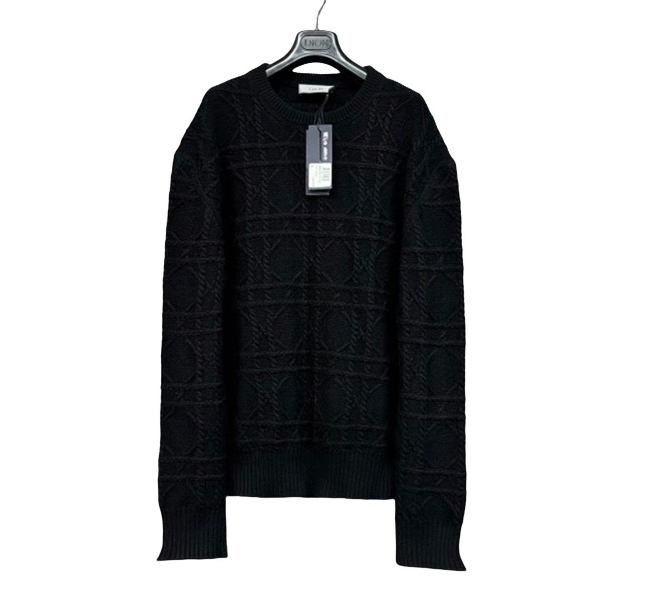Dior Dior Cannage Cashmere Crewneck Sweater XL Size US XL / EU 56 / 4 - 1 Thumbnail