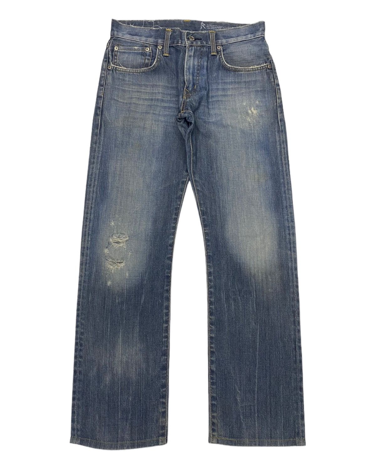 Hysteric Glamour EDWIN 503R JAPAN DISTRESSED DENIM JEANS Size US 30 / EU 46 - 1 Thumbnail