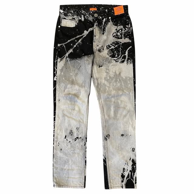 Sterling Ruby S.R. STUDIO. LA. CA. Soto Black Gray Bleach Denim Size US 28 / EU 44 - 1 Thumbnail