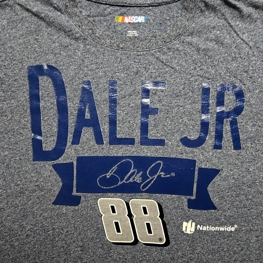 NASCAR NASCAR Dale Jr Graphic Shirt Large Blue Gray Racing Tee Size US L / EU 52-54 / 3 - 2 Thumbnail