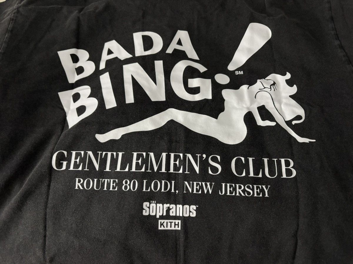 Kith KITH X SOPRANOS BADA BING VINTAGE TEE - BLACK Size US L / EU 52-54 / 3 - 2 Thumbnail