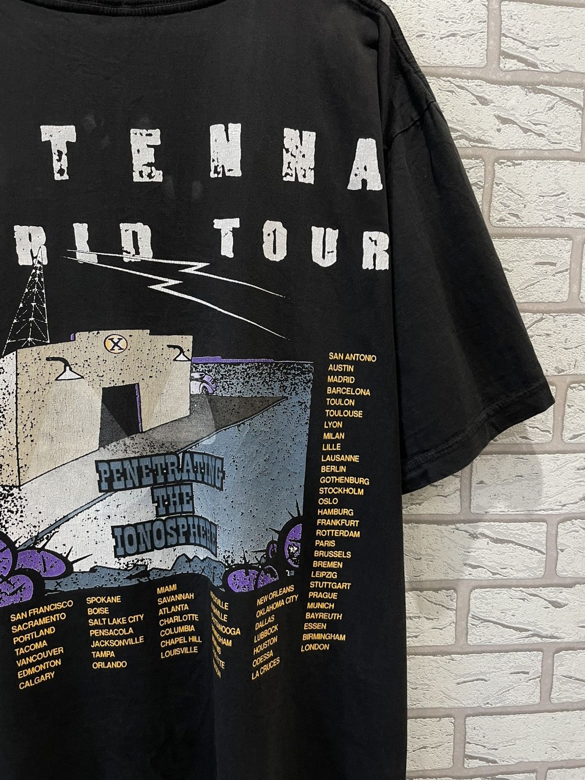 Band Tees × Vintage Vintage 1994 ZZ Top Antena Tour T-Shirt Tee Size US XL / EU 56 / 4 - 15 Thumbnail