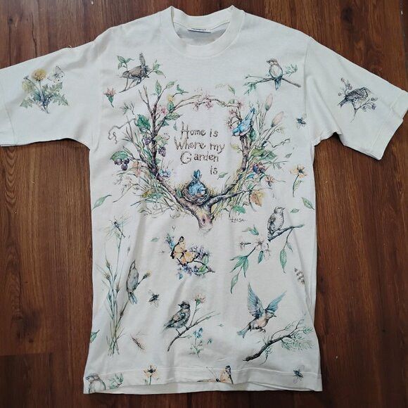 Other DS Vintage Arboretum Garden Cottage Granny AOP T-Shirt Size US M / EU 48-50 / 2 - 2 Thumbnail