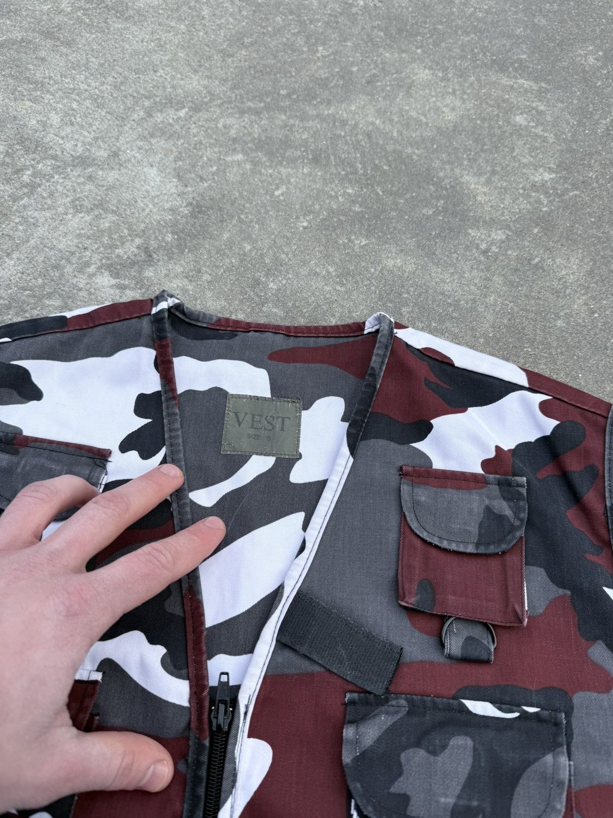 Vintage Vintage military y2k streetwear rare avantgarde track vest Size US M / EU 48-50 / 2 - 7 Thumbnail