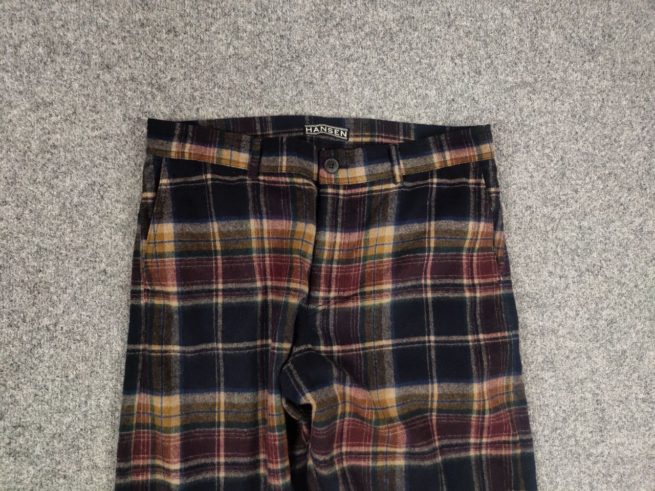 HANSEN Garments Hansen Garments Pyge Wool Blend Check Cropped Casual Pants Size US 32 / EU 48 - 7 Thumbnail