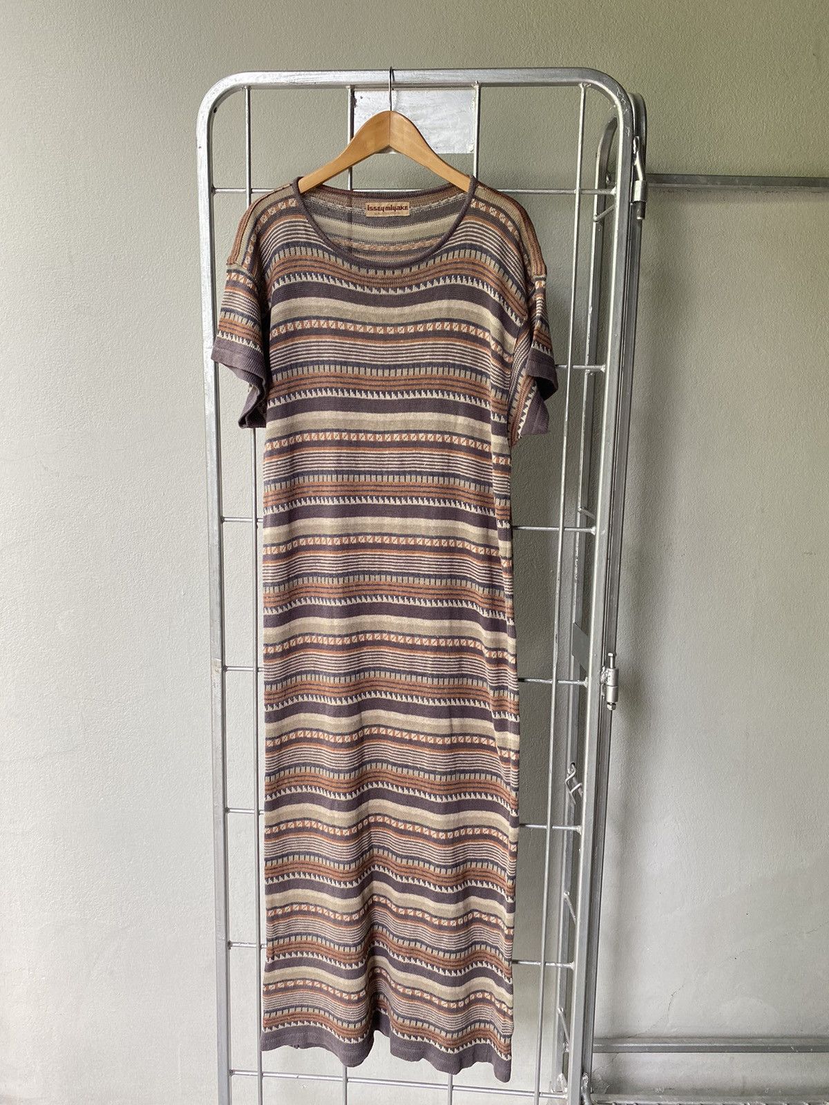 Issey Miyake vintage knitted dress