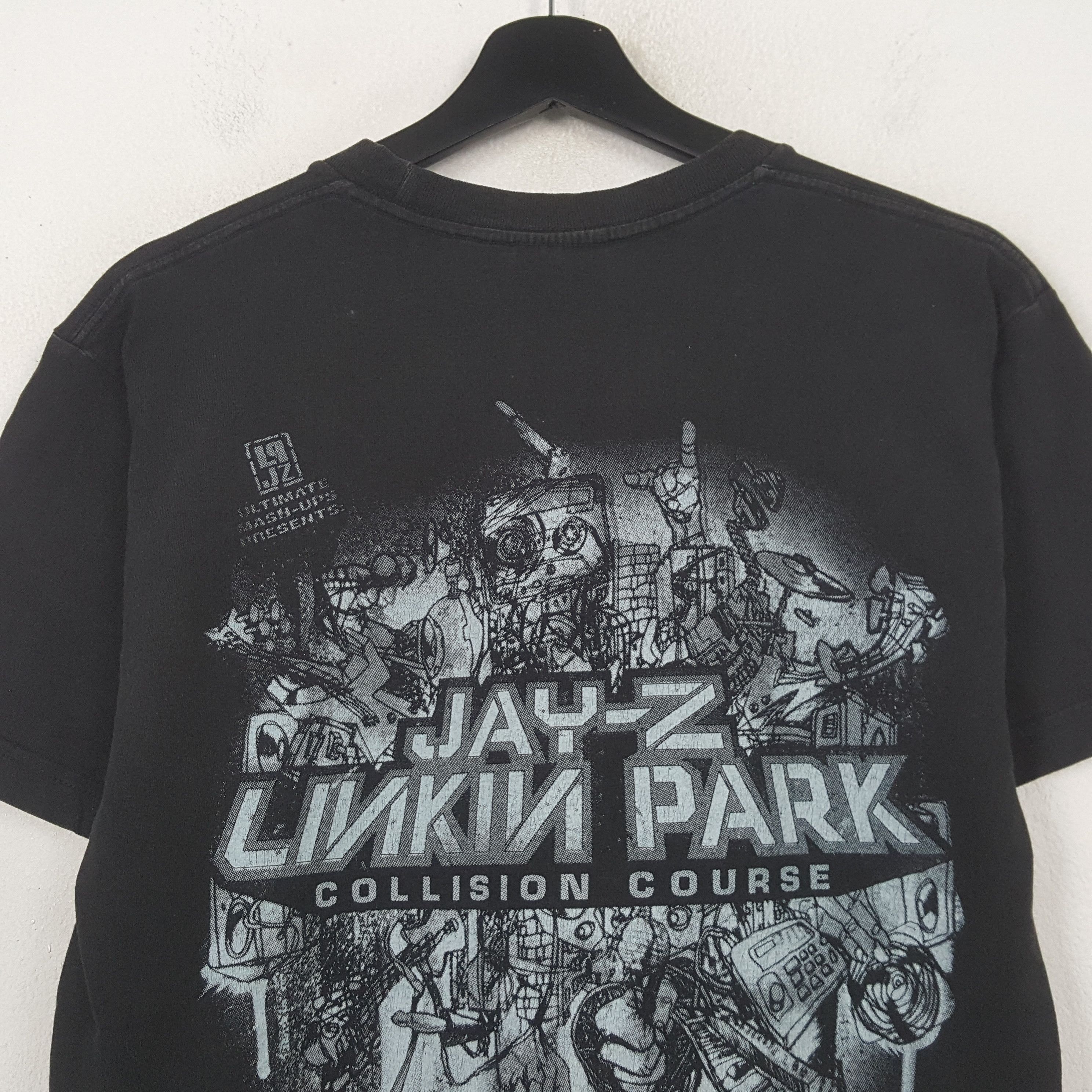 Vintage Jay-z X Linkin Park Band Music Tshirt RR26 Size US M / EU 48-50 / 2 - 4 Thumbnail