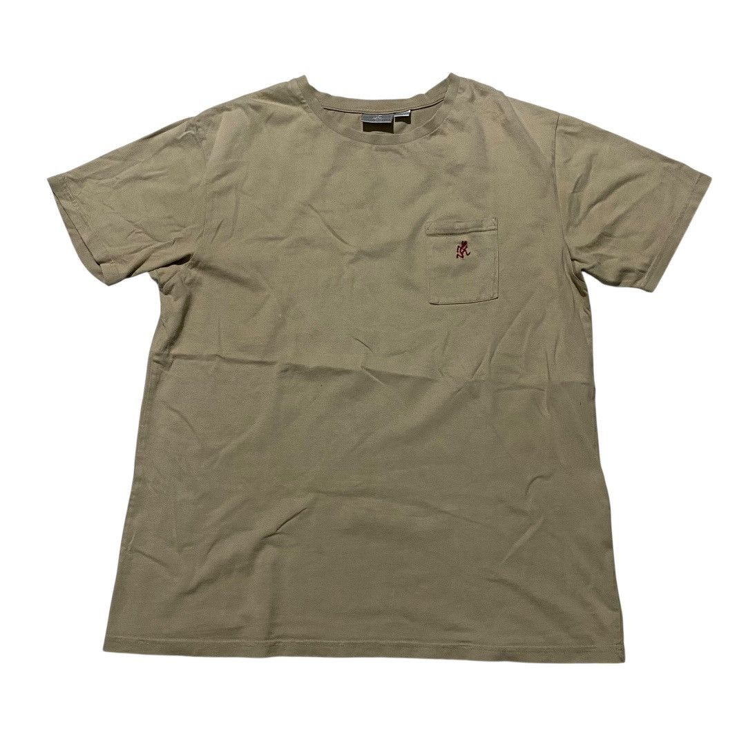 Gramicci Gramicci one point pocket light brown tee Size US L / EU 52-54 / 3 - 1 Thumbnail