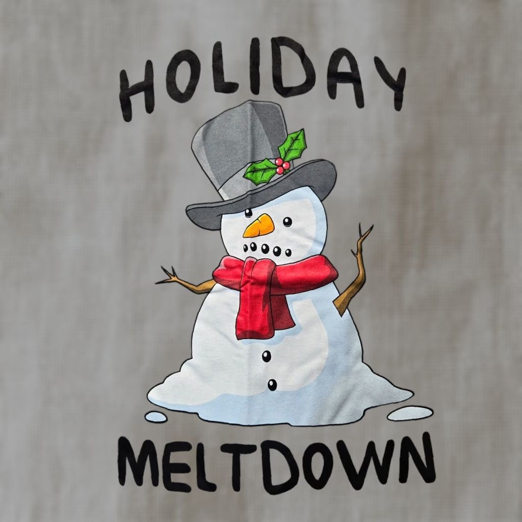 Gildan Gildan Shirt Basic T-Shirt Solid Snow Man Christmas Holiday Gray M Mens Size M / US 6-8 / IT 42-44 - 1 Thumbnail