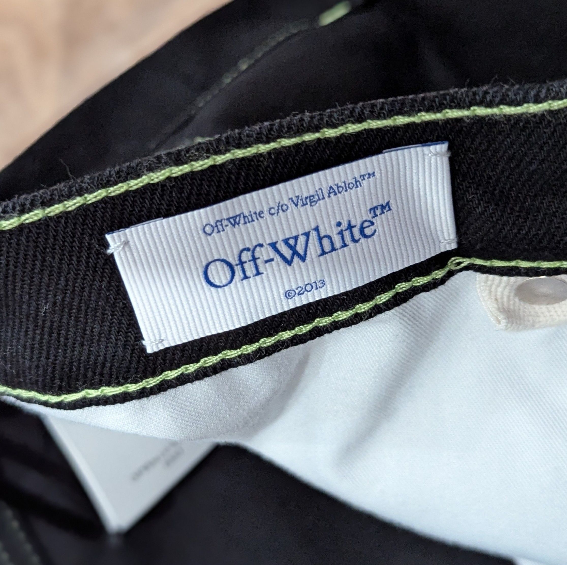 Off-White OFF-WHITE Eagle Relaxed Raw Jeans Black 34 Size US 34 / EU 50 - 9 Thumbnail