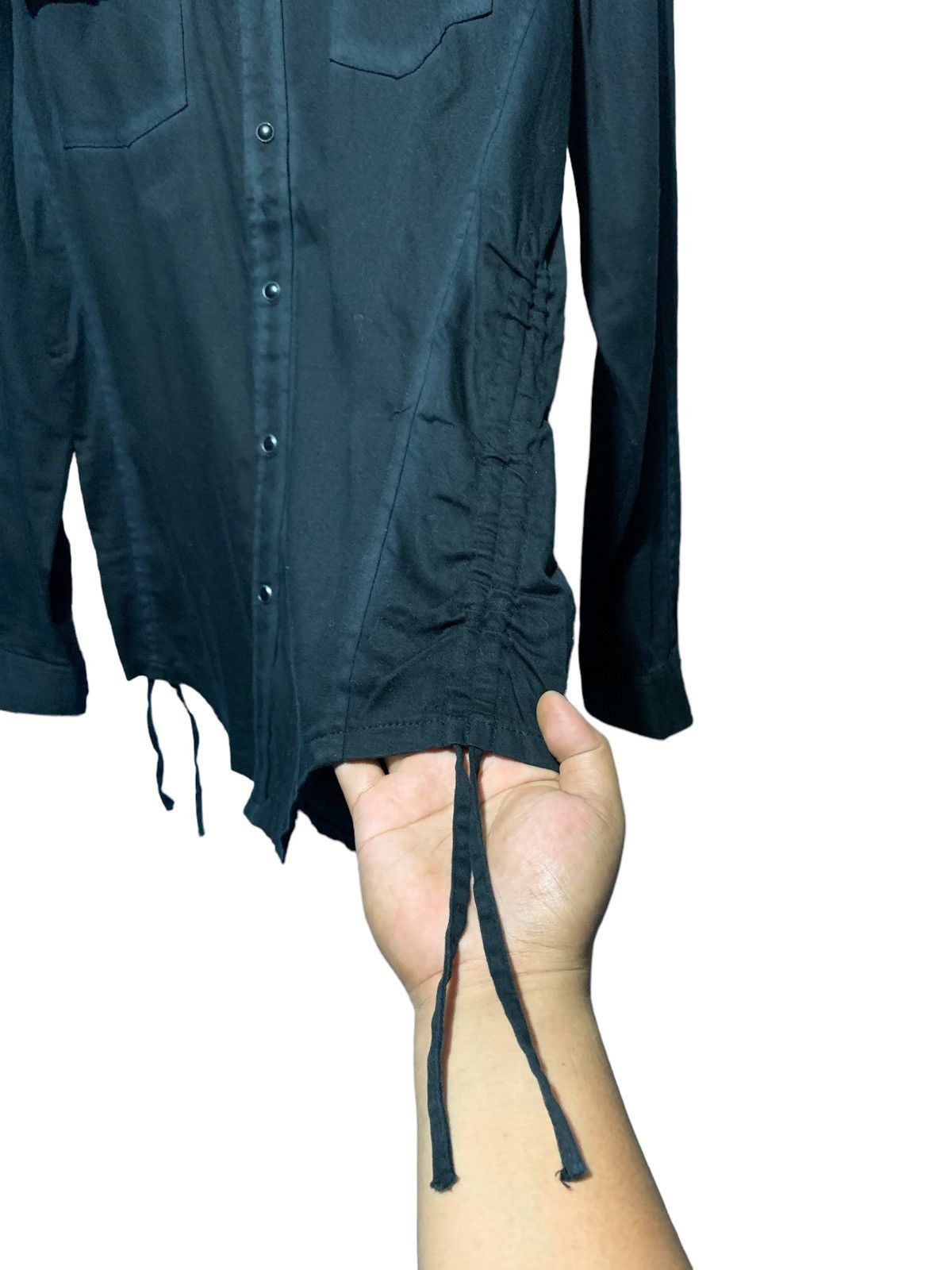 If Six Was Nine Semantic design laces zip gothic punk rock shirt Size US M / EU 48-50 / 2 - 3 Thumbnail