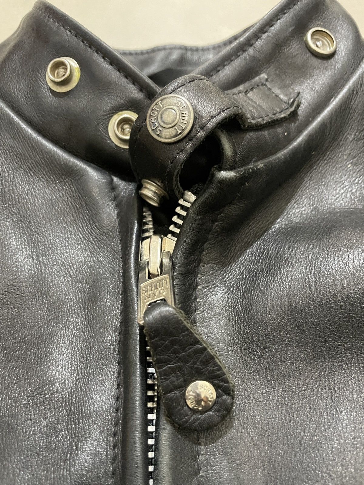 Schott Schott NYC 141 Classic Racer Leather cowhide leather Size US M / EU 48-50 / 2 - 8 Thumbnail