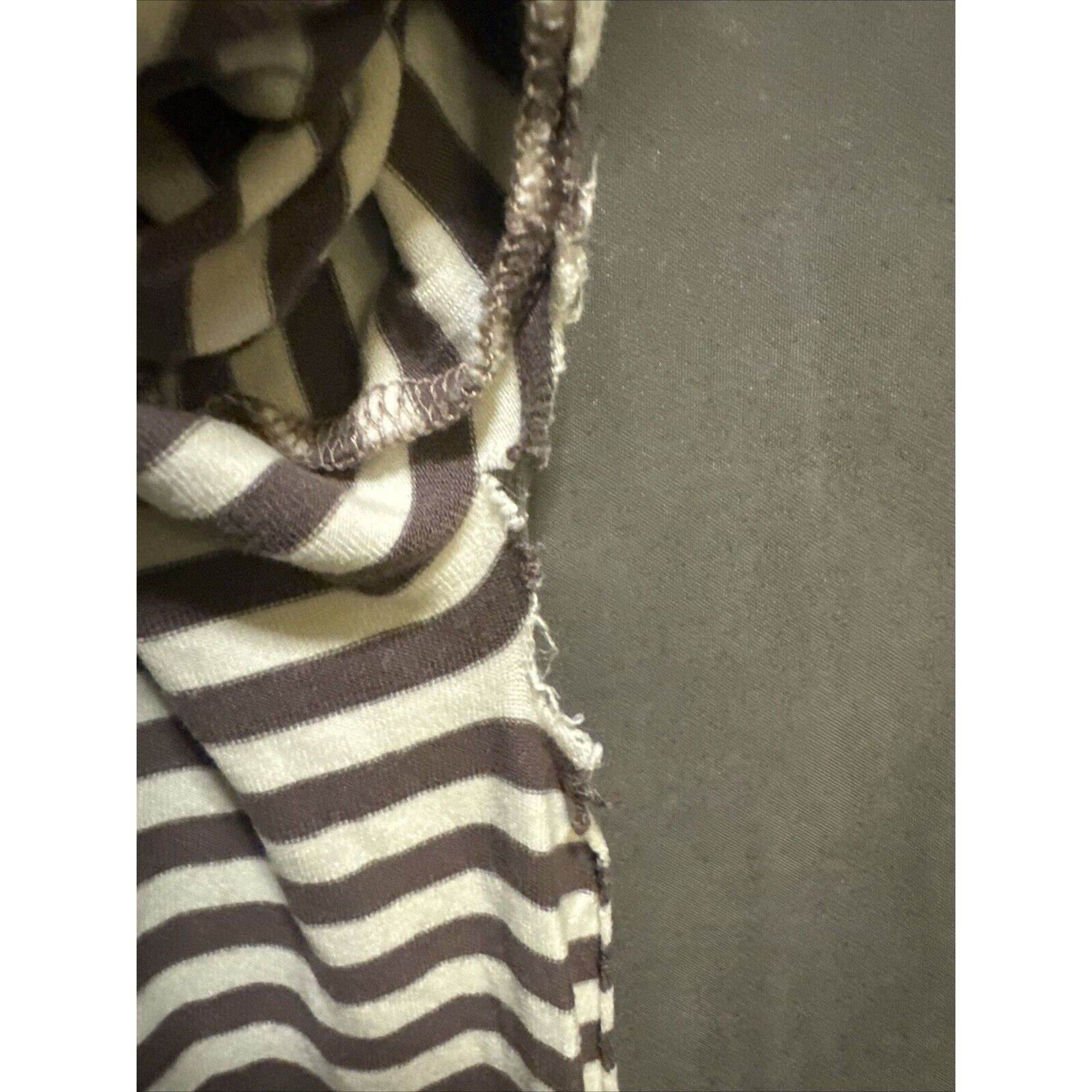 Other Leyla Striped Maxi Skirt Double Slit Sides Womens 2X Runched Size 36" / US 14 / IT 50 - 2 Thumbnail