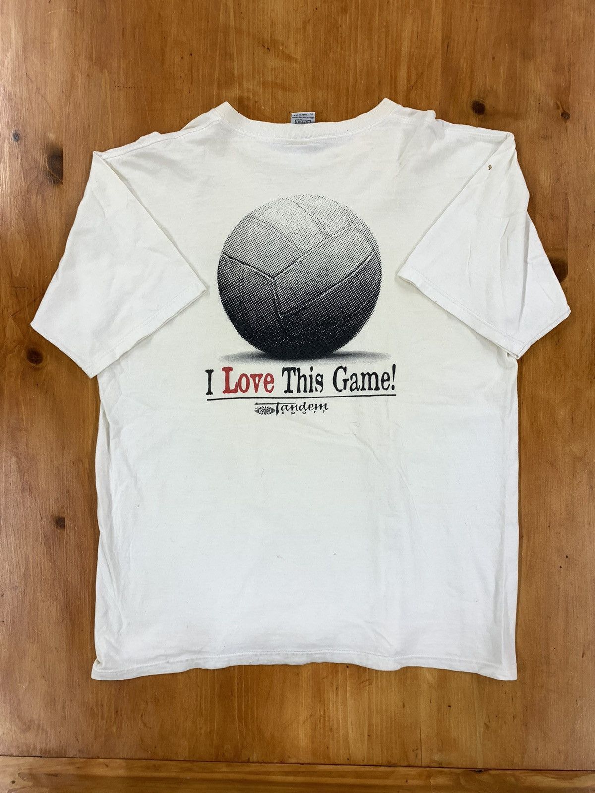 Vintage Vintage I Love Volleyball Tee Size US XL / EU 56 / 4 - 1 Thumbnail