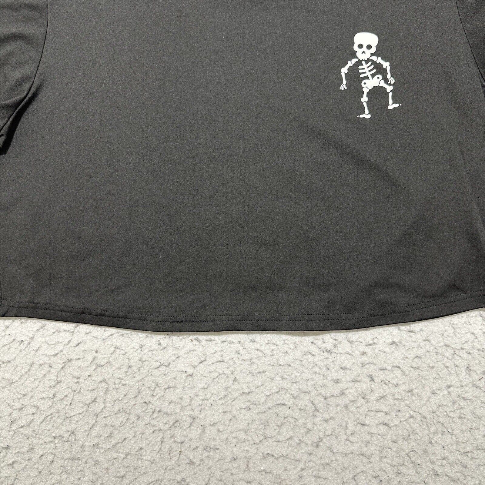 Shein SHEIN 1XL Lightweight Black Short Sleeve Crop Top Skeleton Size XL / US 12-14 / IT 48-50 - 5 Thumbnail
