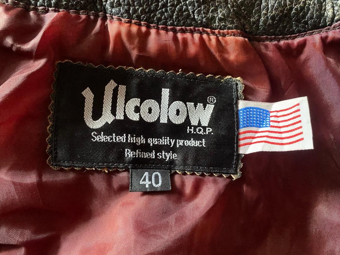 Genuine Leather × Japanese Brand Rare Design 🔥 Ulcolow Leather Jacket Size US S / EU 44-46 / 1 - 9 Thumbnail